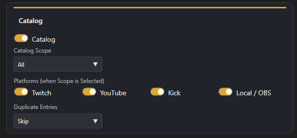 Screenshot for Import Options